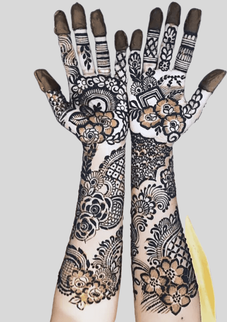 Elegant Cuba Henna Design