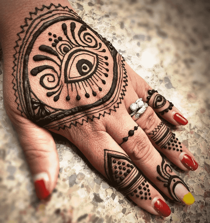 Dazzling Cute Henna design