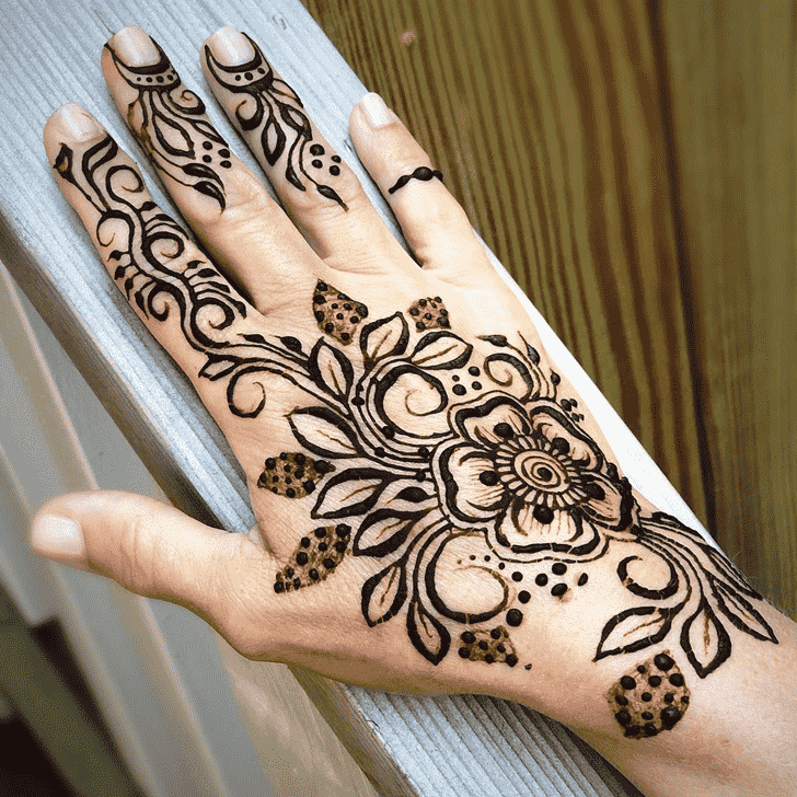 Delightful Cute Henna design