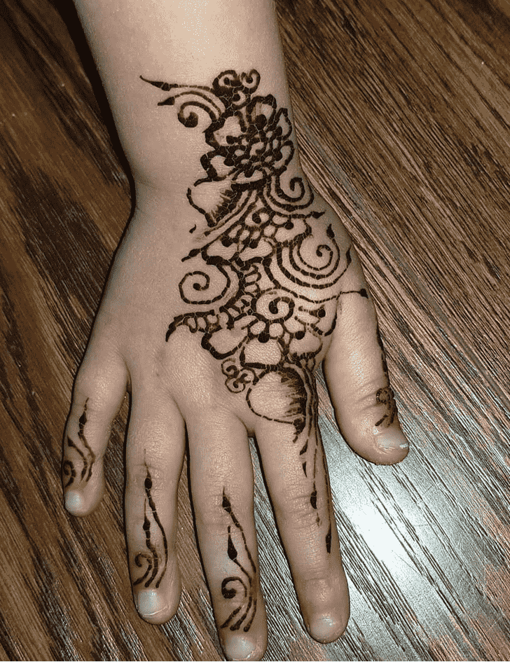 Fascinating Cute Henna design