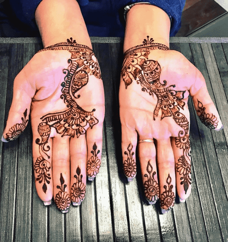 Inviting Cute Henna design
