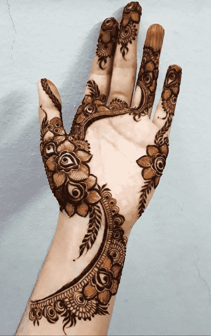 Adorable Dainty Henna Design