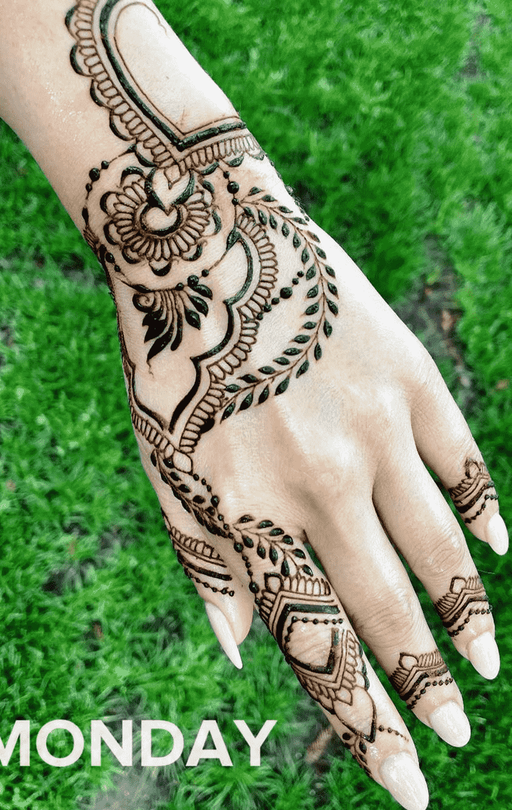 Ravishing Dainty Henna Design