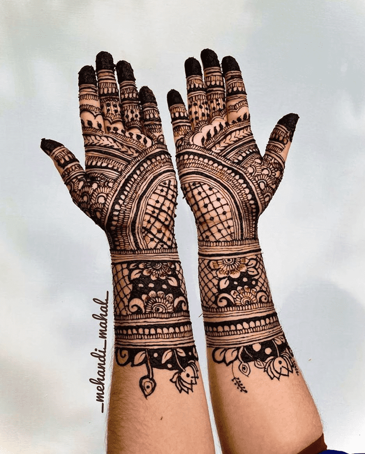 Appealing Dalhousie Henna Design