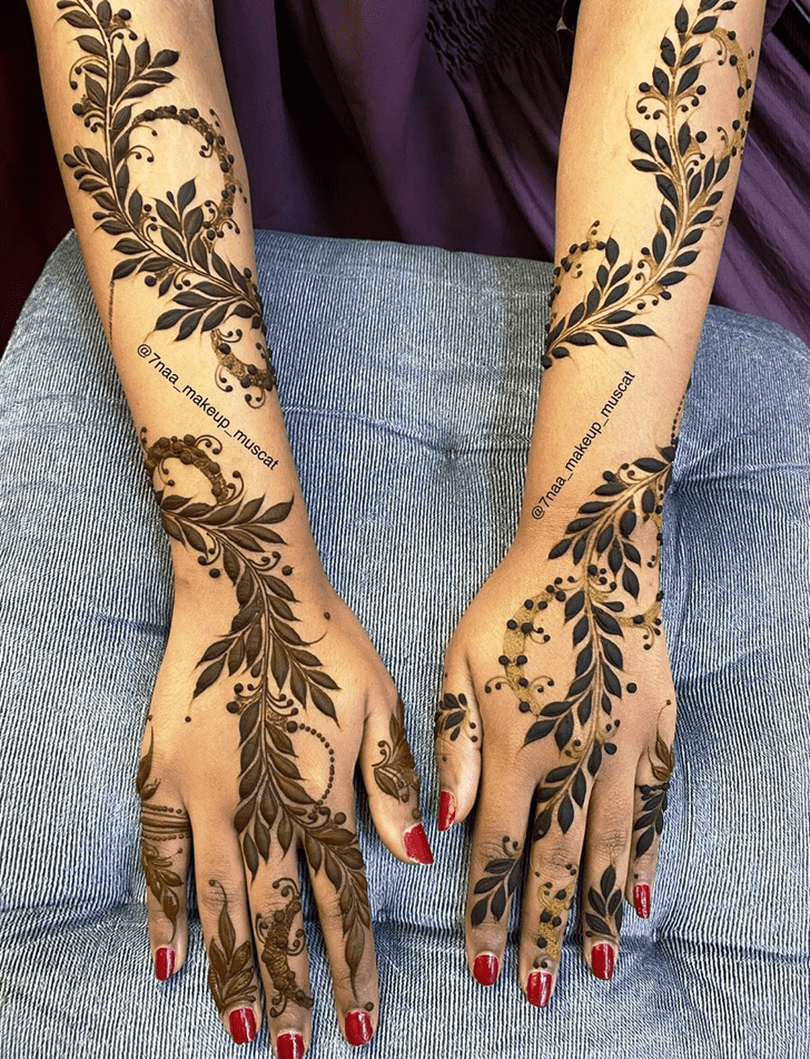 Elegant Dalhousie Henna Design