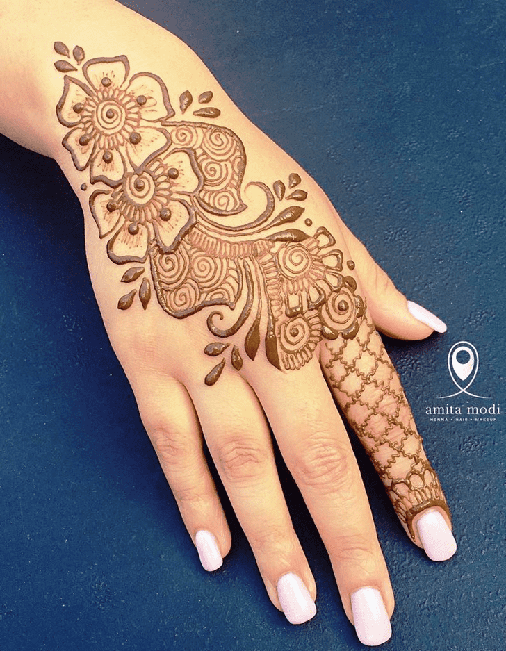 Gorgeous Dalhousie Henna Design