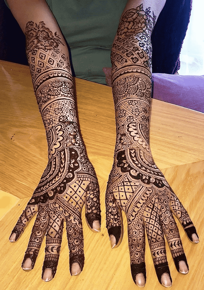 Arm Darjeeling Henna Design
