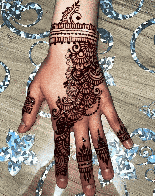 Exquisite Darjeeling Henna Design