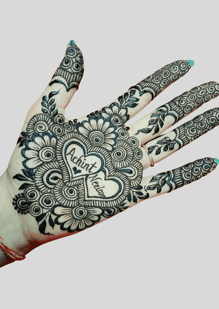 Appealing Deepawali Henna Design