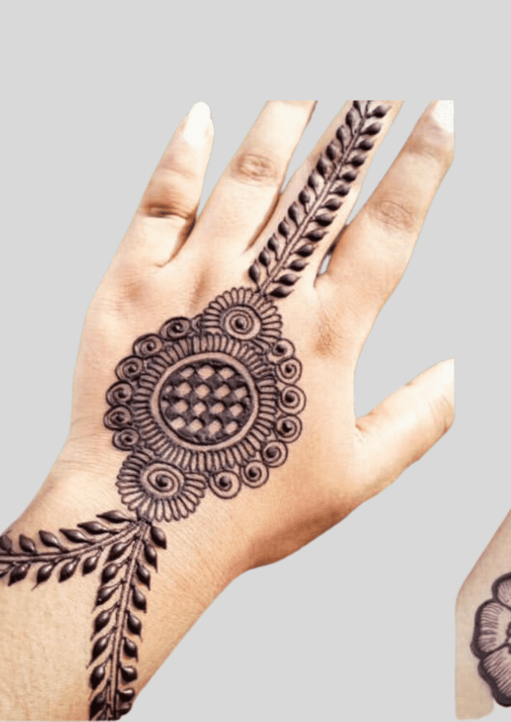 Beauteous Deepawali Henna Design
