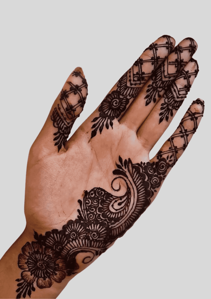 Delightful Deepawali Henna Design