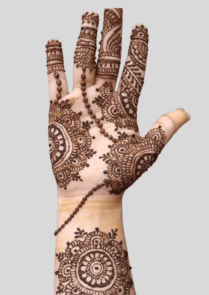 Enthralling Deepawali Henna Design
