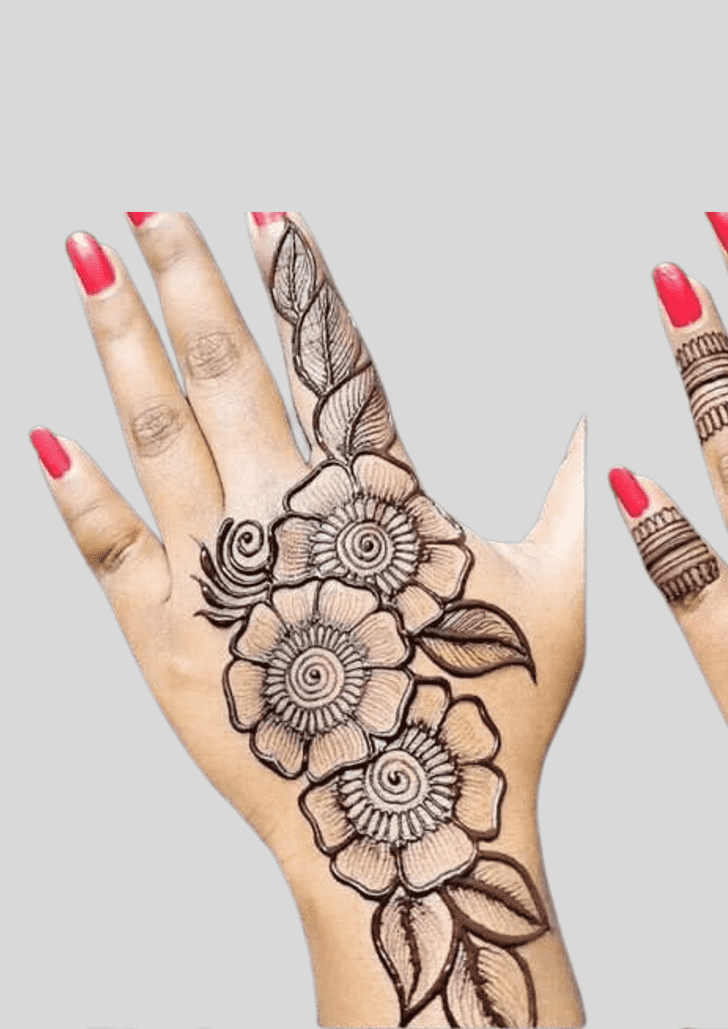 Excellent Deepawali Henna Design