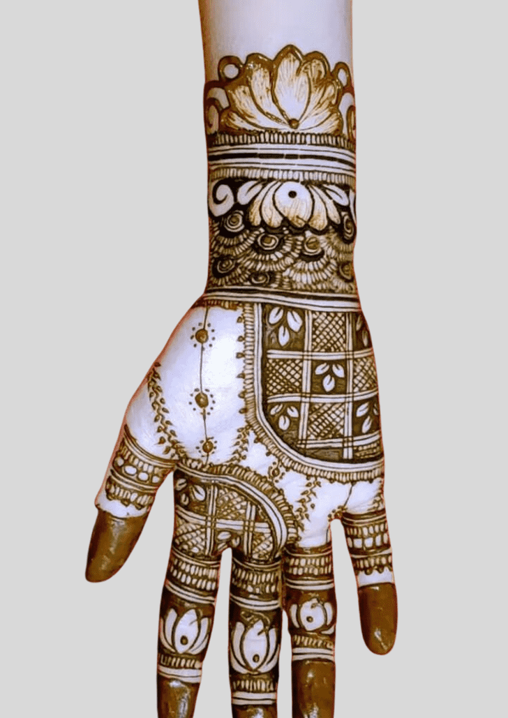 Exquisite Deepawali Henna Design
