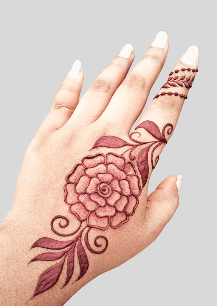 Good Looking Deepawali Henna Design