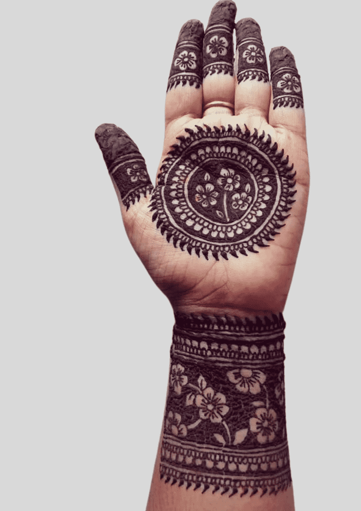 Magnetic Deepawali Henna Design