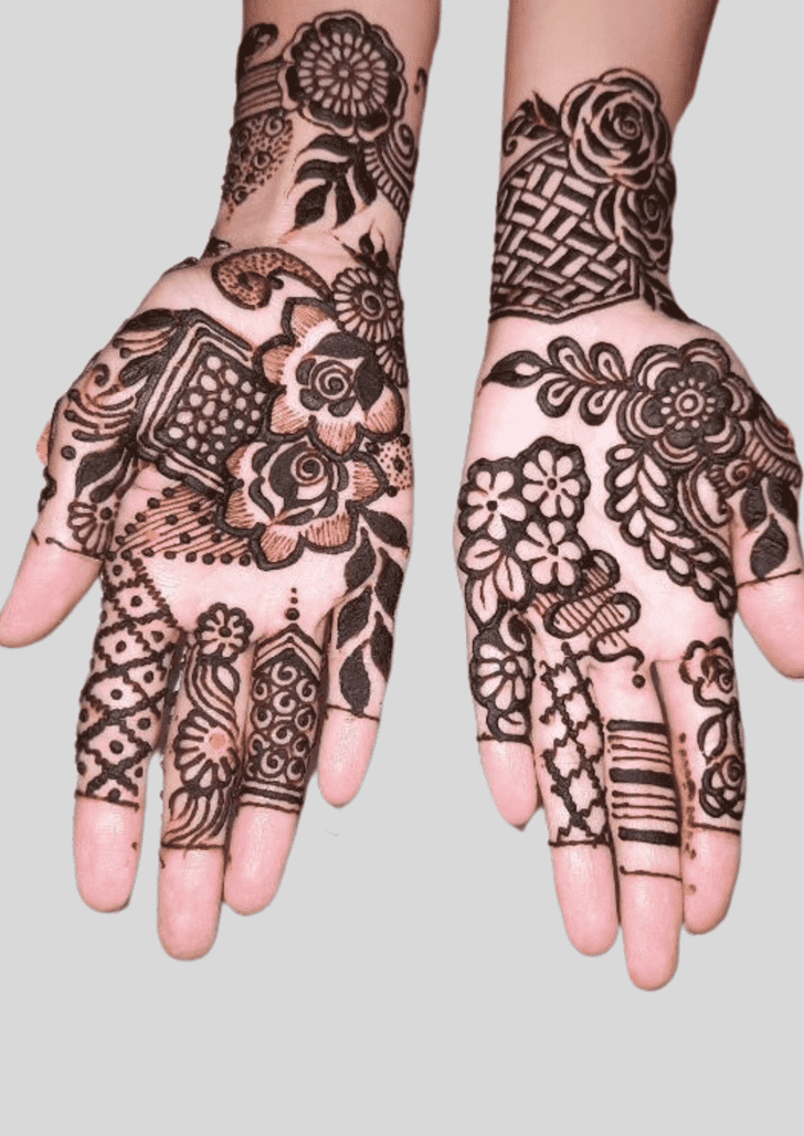 Mesmeric Deepawali Henna Design