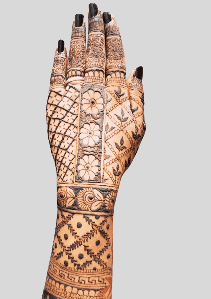 Radiant Deepawali Henna Design