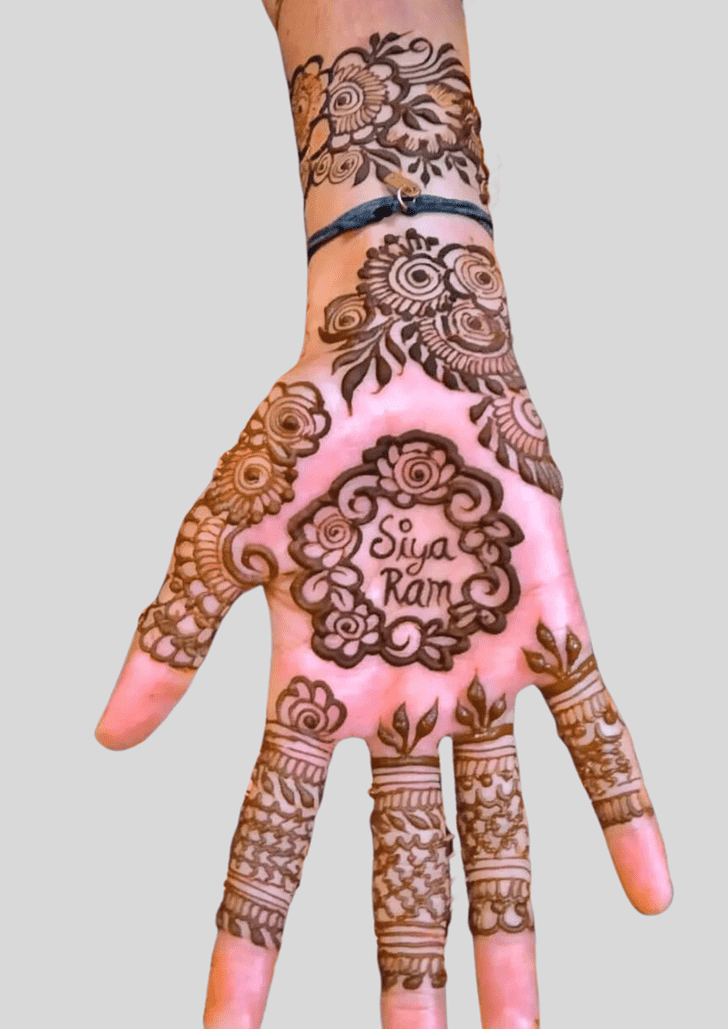 Ravishing Deepawali Henna Design