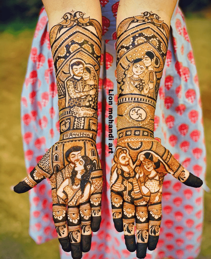 Classy Desi Henna Design