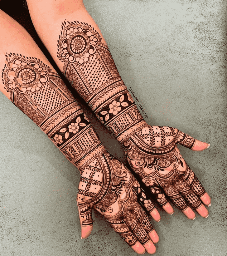 Exquisite Desi Henna Design