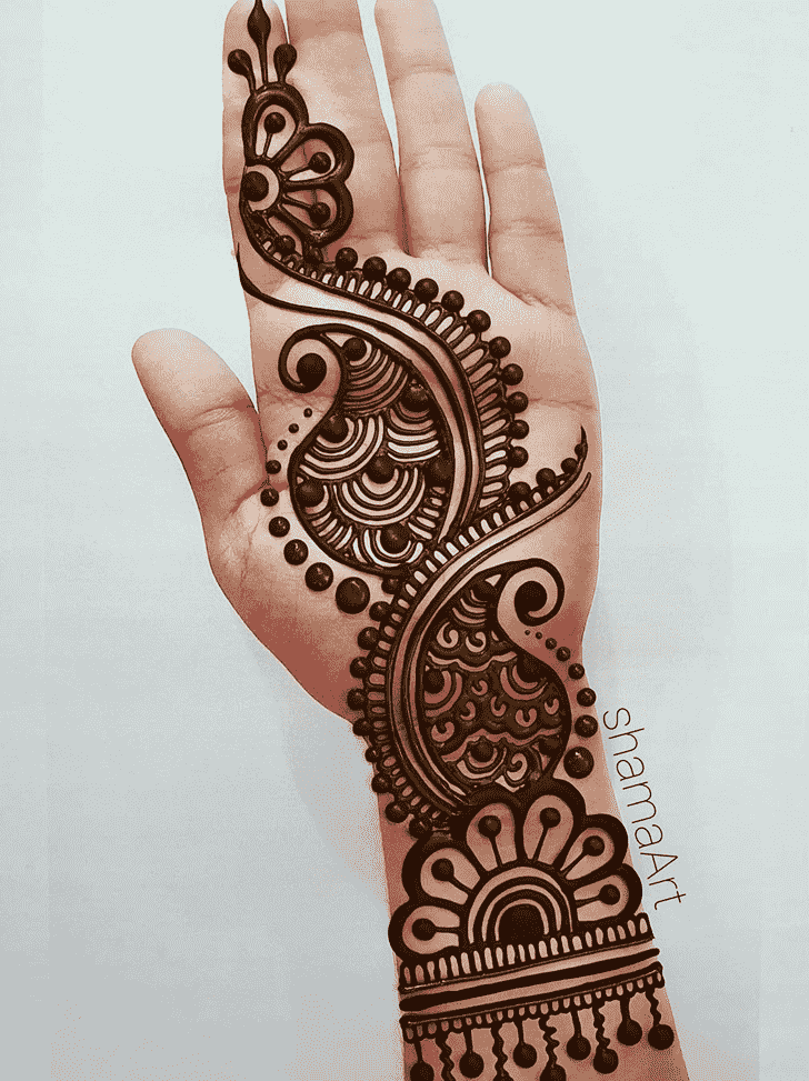 Marvelous Desi Henna Design
