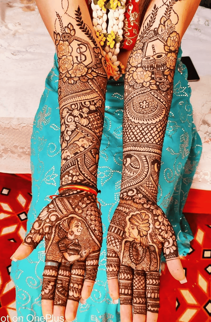 Graceful Dhaka Henna Design