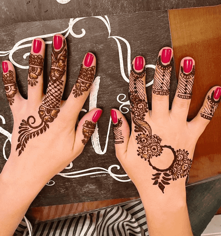 Captivating Dharan Henna Design
