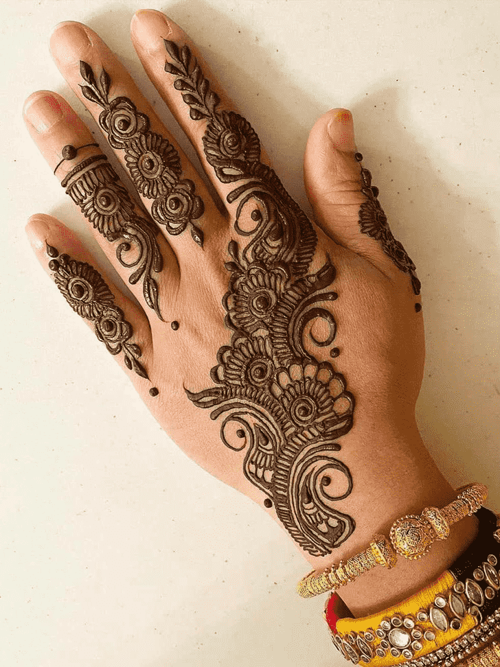 Excellent Dharan Henna Design