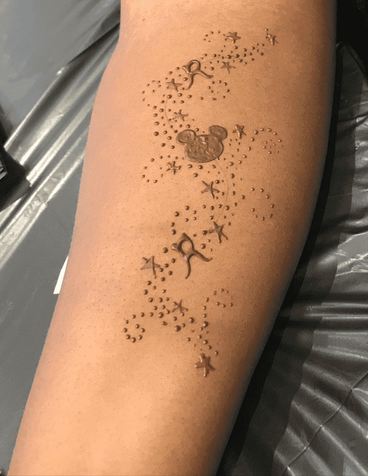 Captivating Disney Henna Design