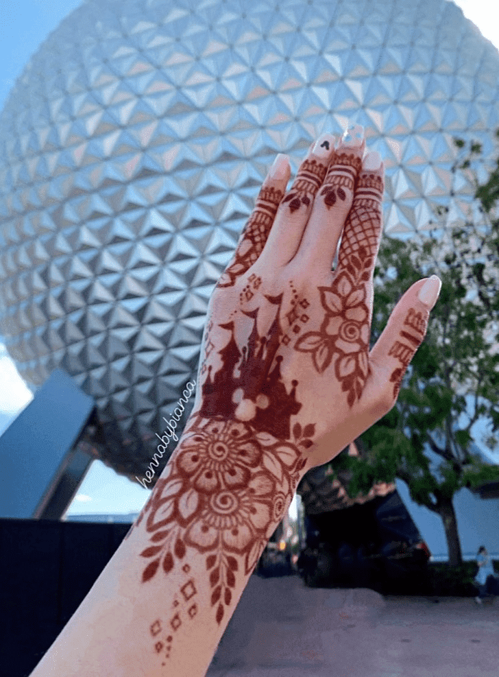 Handsome Disney Henna Design