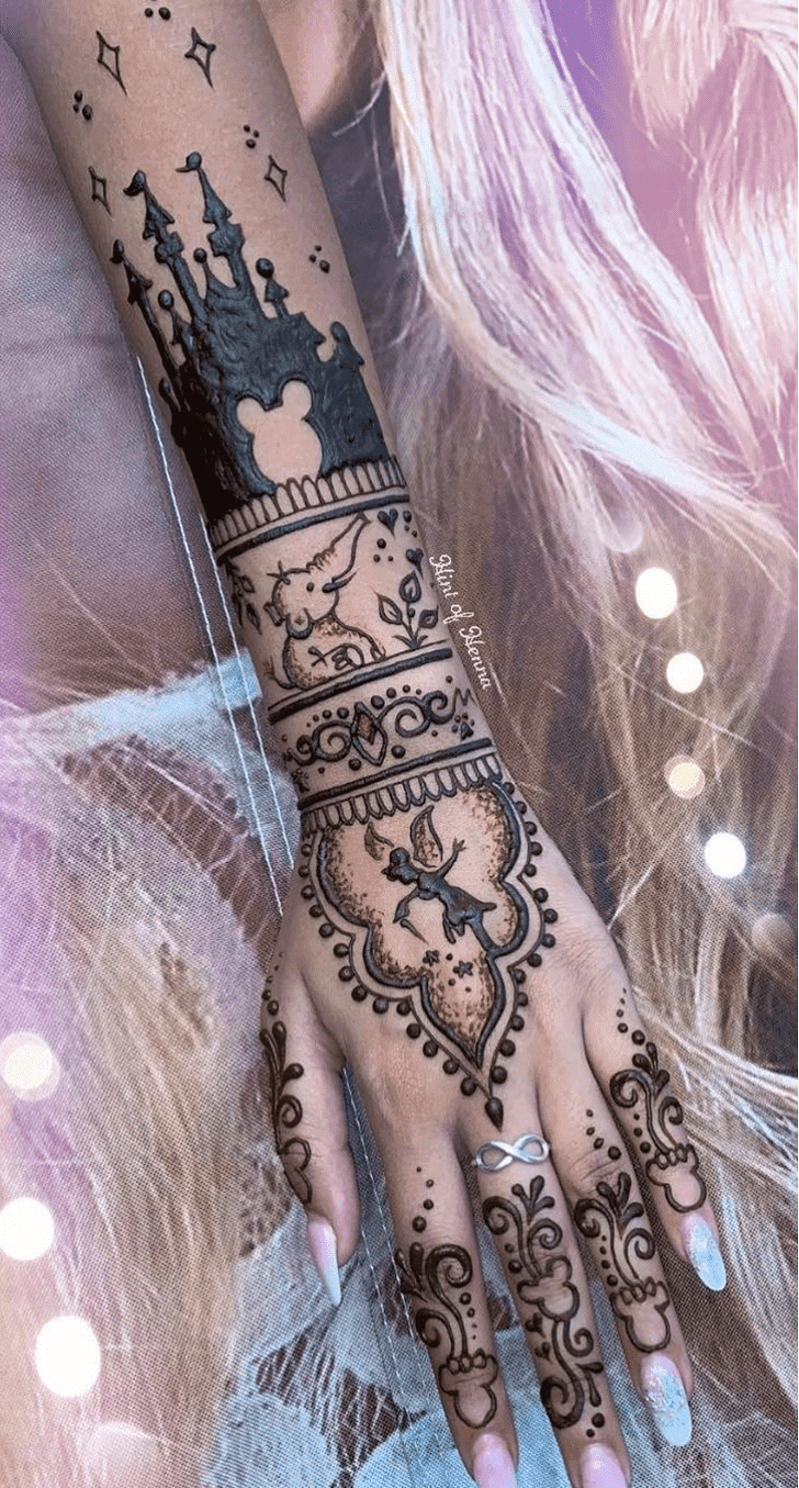Magnificent Disney Henna Design