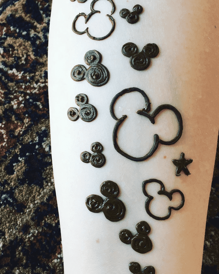 Radiant Disney Henna Design