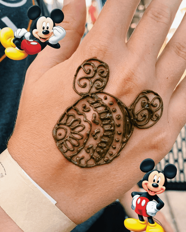 Resplendent Disney Henna Design