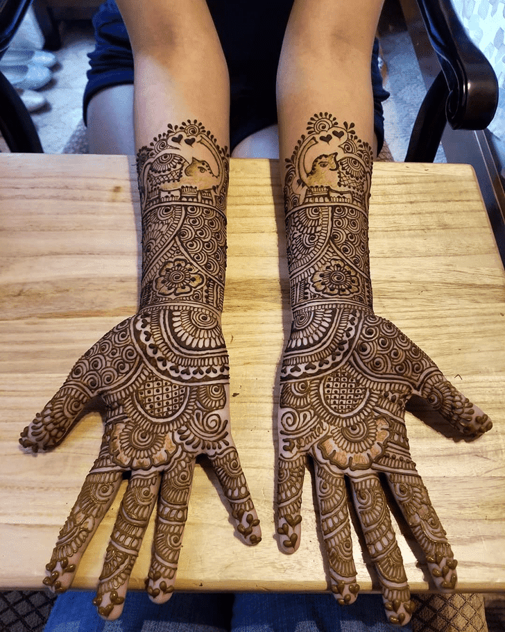 Excellent Diwali Henna Design