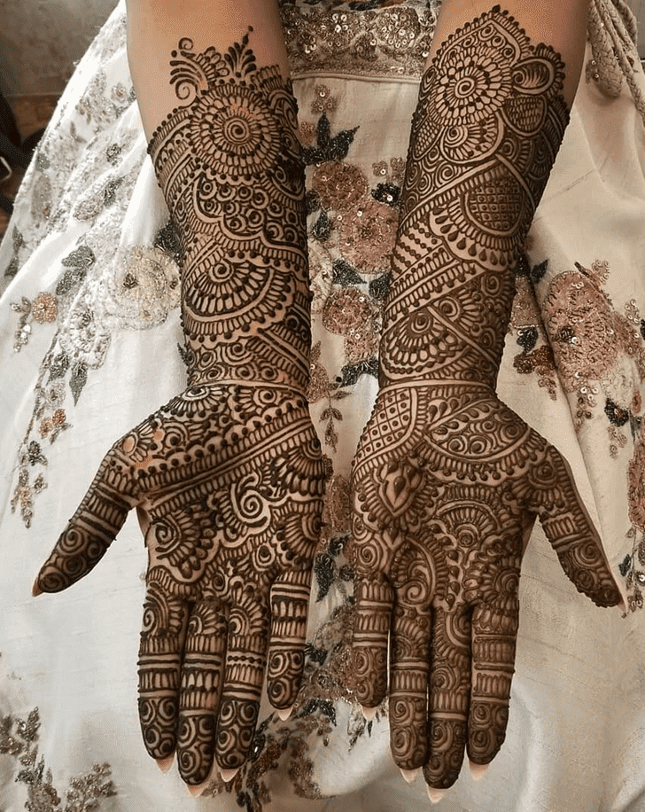 Exquisite Diwali Henna Design