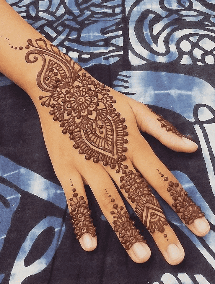 Ideal Diwali Henna Design