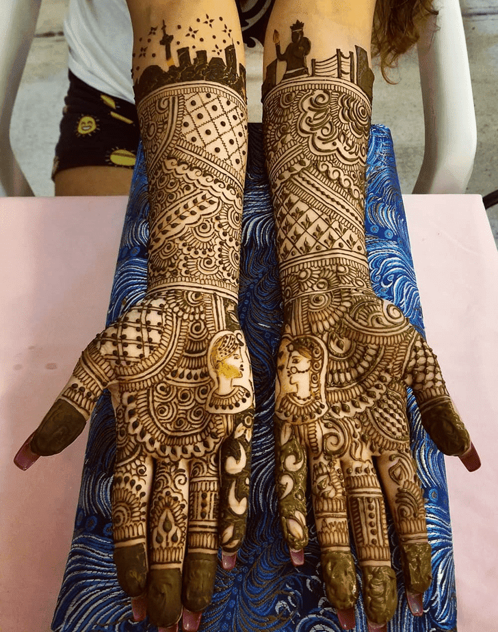 Ravishing Diwali Henna Design