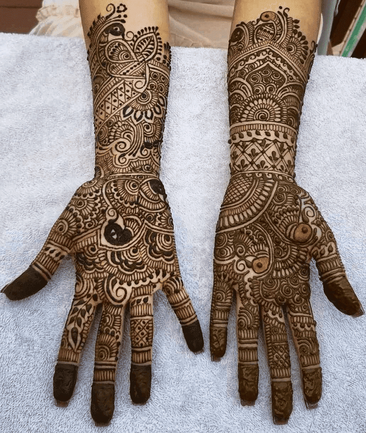 Splendid Diwali Henna Design