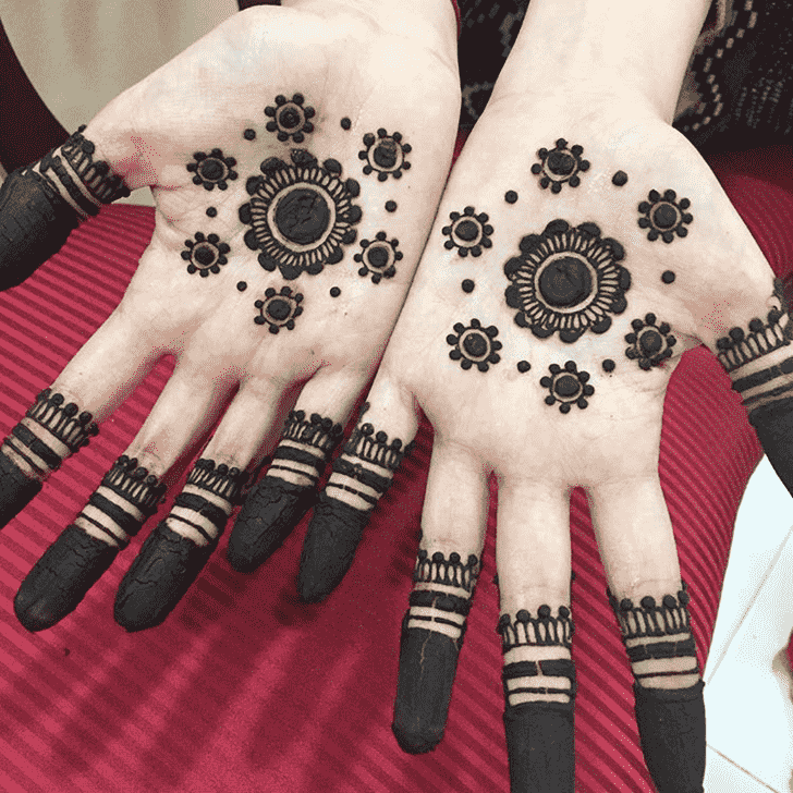 Alluring Dot Henna Design