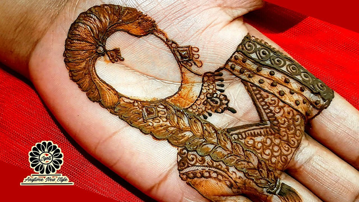 Marvelous Dulha Dulhan Henna Design