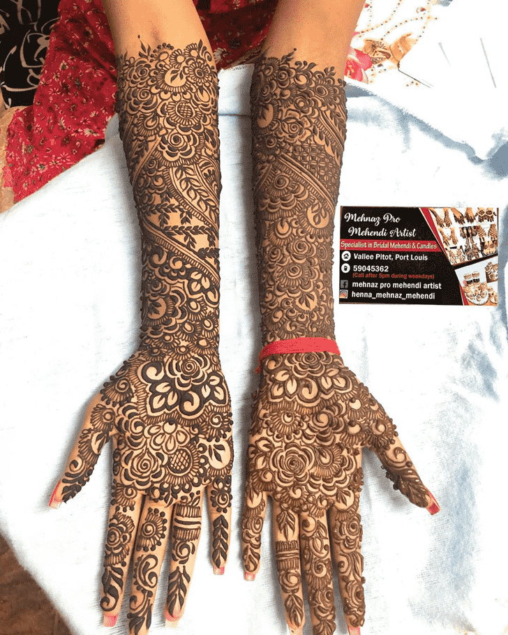 Captivating Dulhan Henna Design
