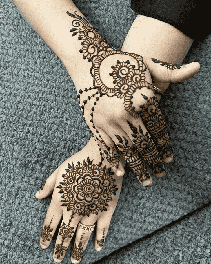 Gorgeous Dulhan Henna Design