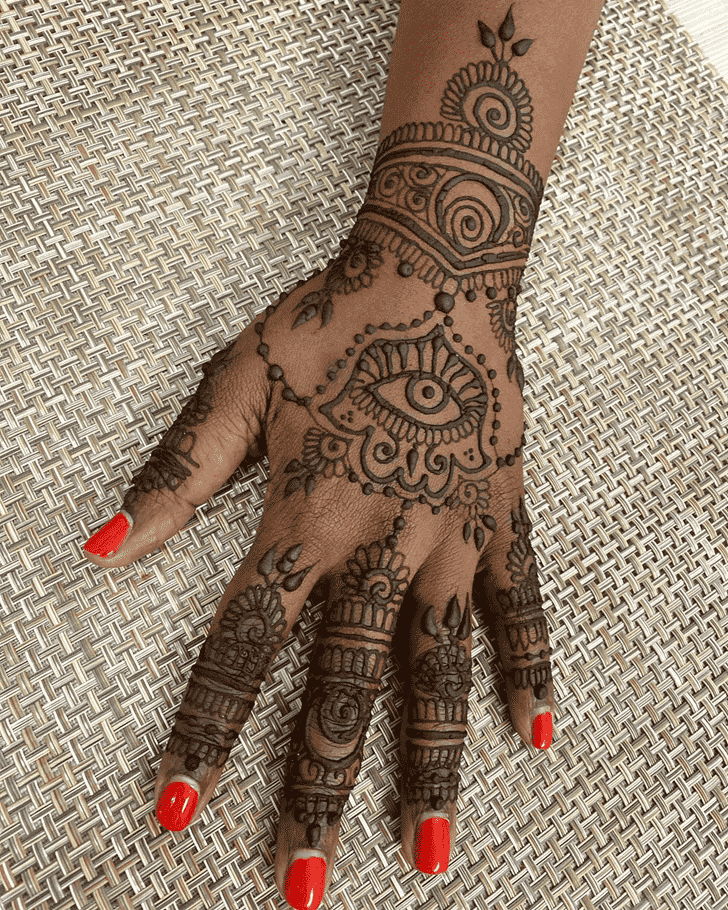 Graceful Dulhan Henna Design