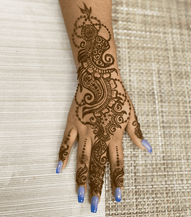 Magnificent Dulhan Henna Design