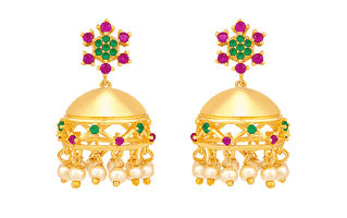 Earrings Mehndi Design