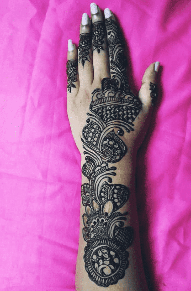 Appealing Easy Henna Design
