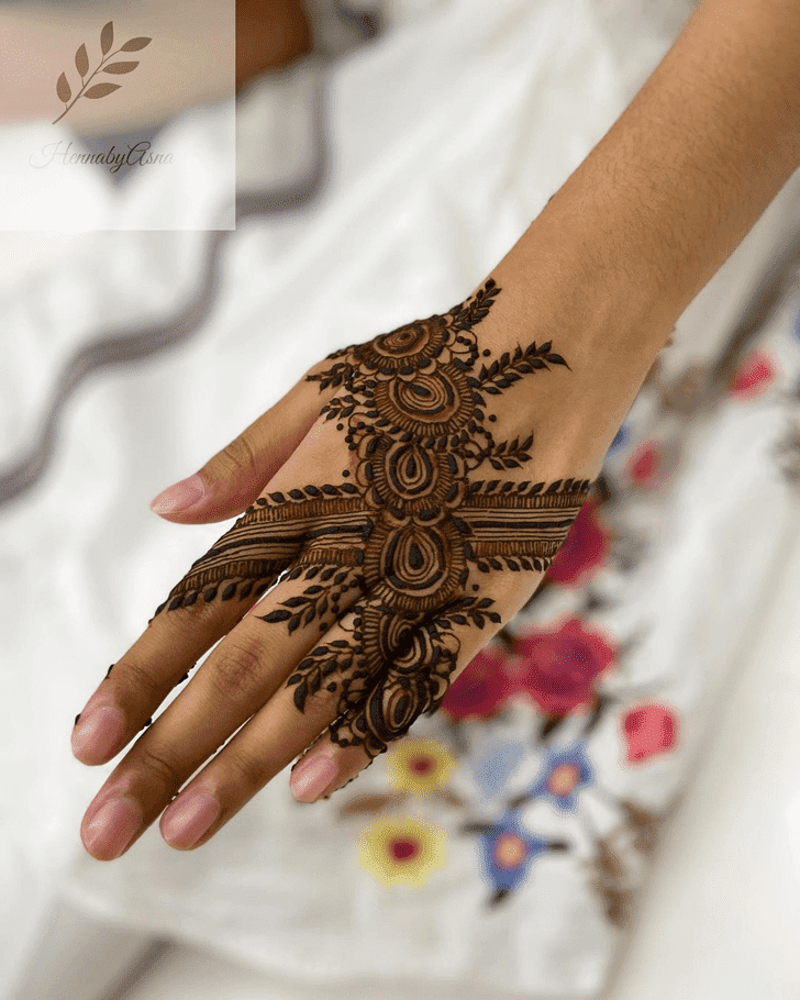 Comely Easy Henna Design