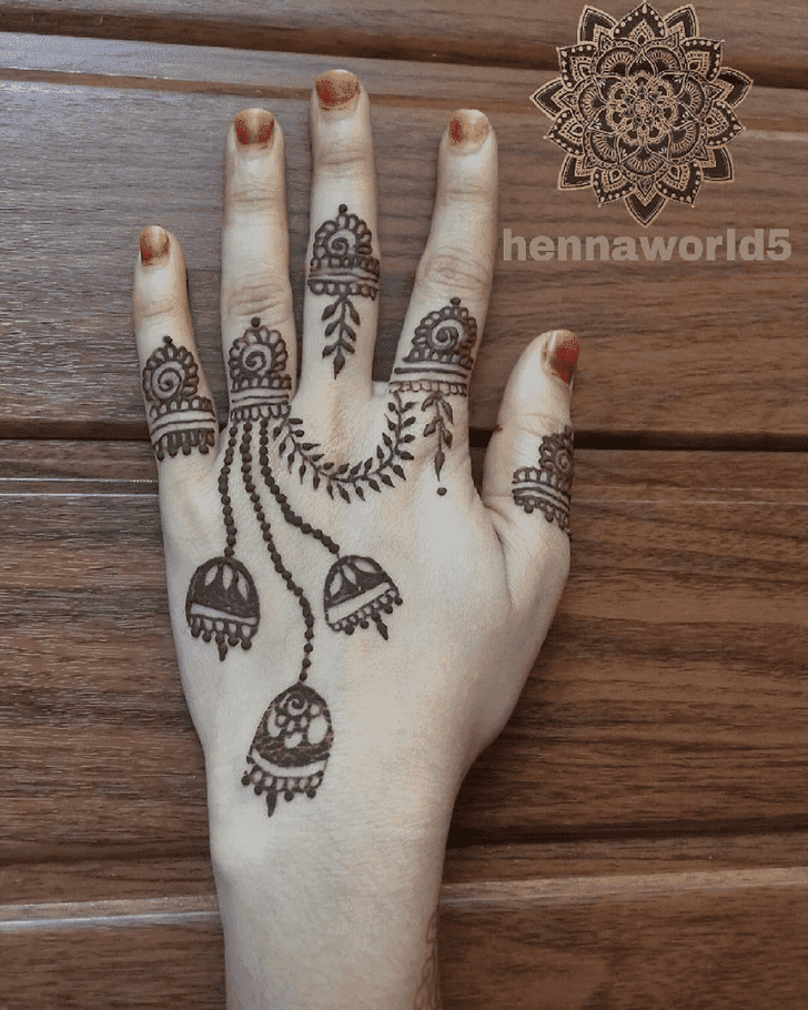 Radiant Easy Henna Design