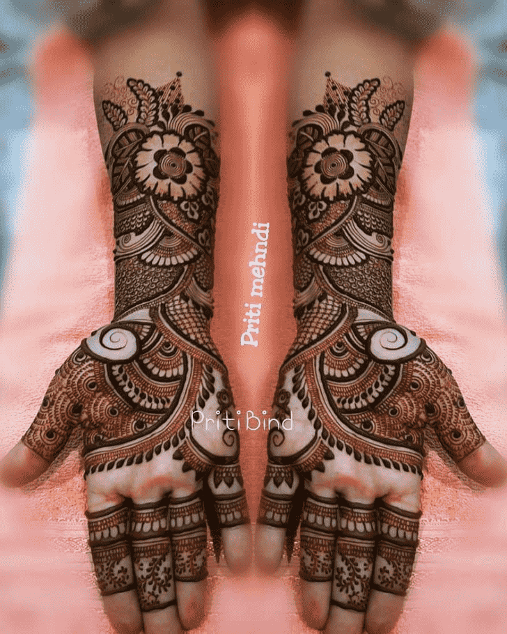 Appealing EID Henna Design